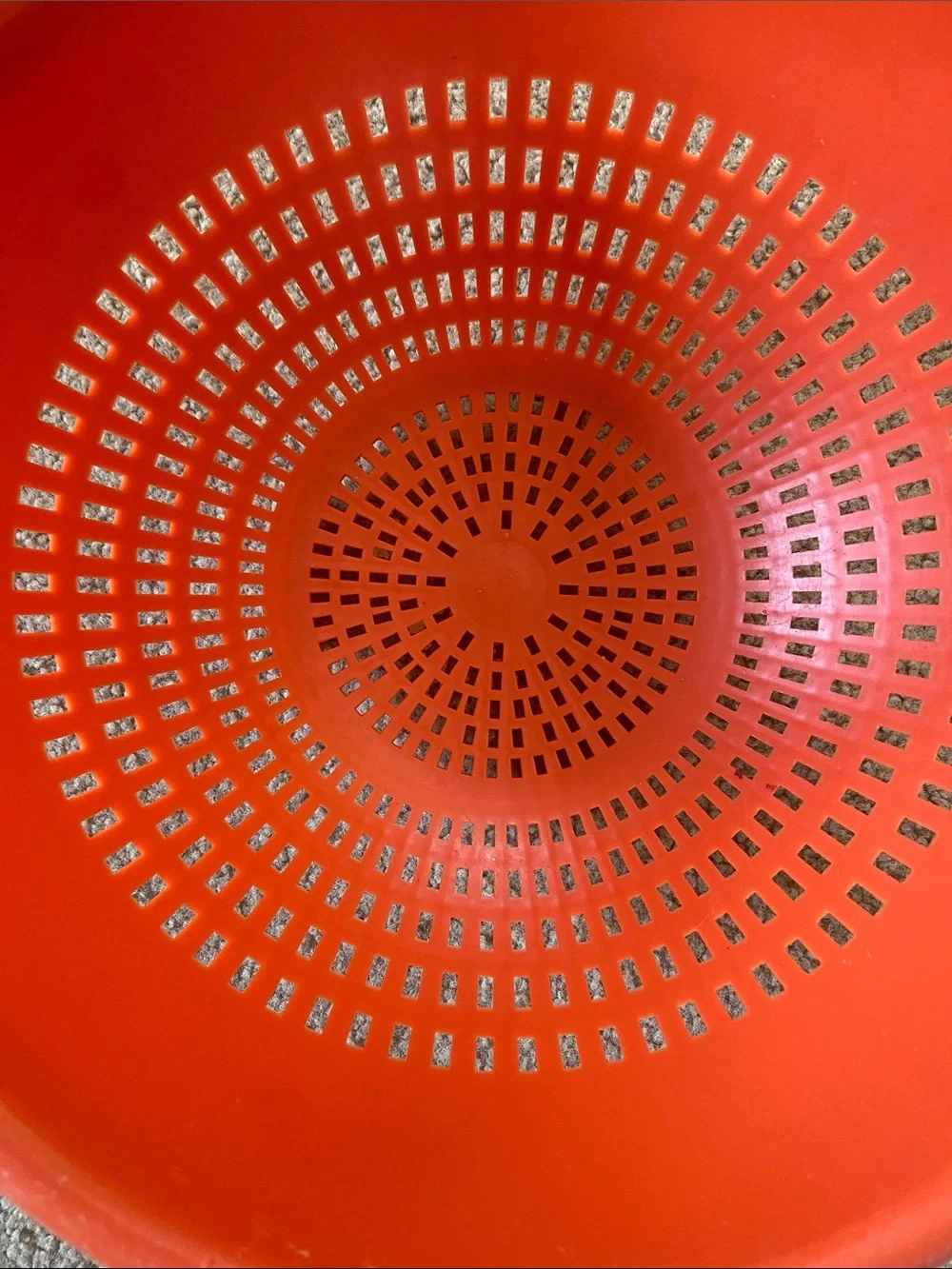 Tupperware bright red